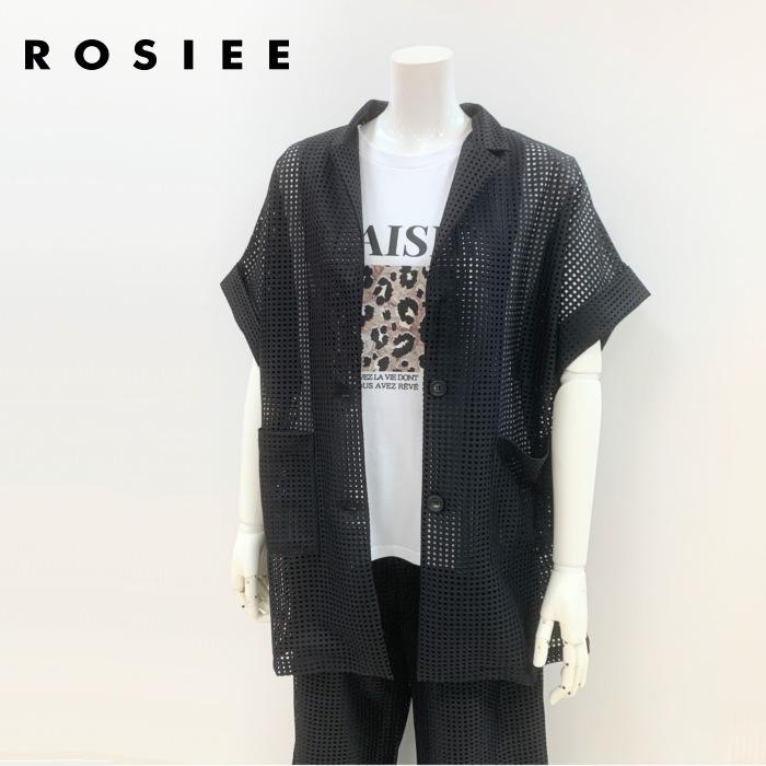 ROSIEE メッシュ半袖ジャケット R033203 セットアップ対応