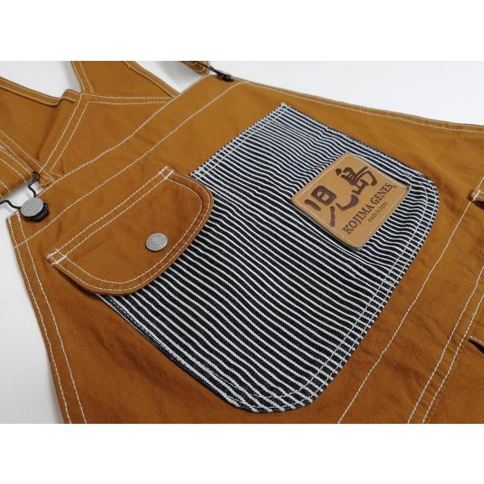 児島ジーンズ 富士金梅 コンボ オーバーオール rnb-1220hk 帆布 ダック