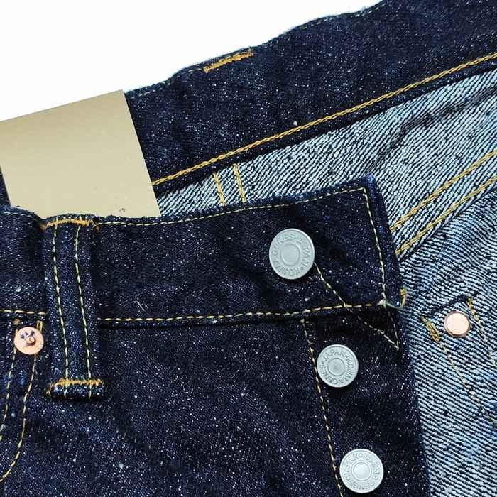 児島ジーンズ 20oz セルビッチ ネップ デニム ヴィンテージ ストレート