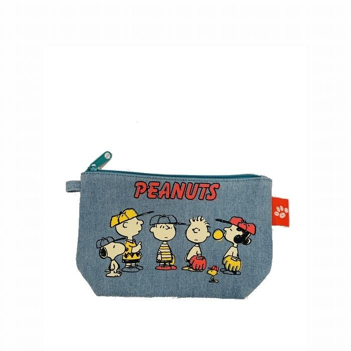 ポーチ スヌーピー Peanuts Snap2936 スモールプラネット デニムグッディポーチ ベースボール マチ有 プレゼント プチプラ 誕プレ お礼 お返し マシュマロ Snap2936 Plus Tokageya 通販 Yahoo ショッピング