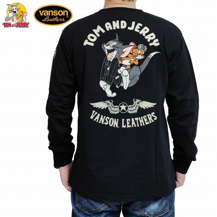 VANSON（バンソン） 長袖Tシャツ お馬さん トム ゴーグル ジェリー