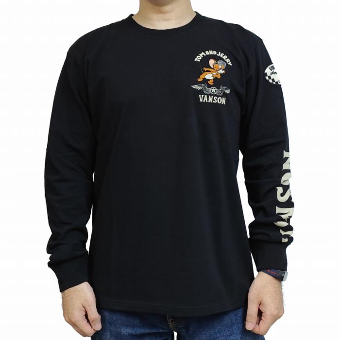 VANSON（バンソン） 長袖Tシャツ お馬さん トム ゴーグル ジェリー