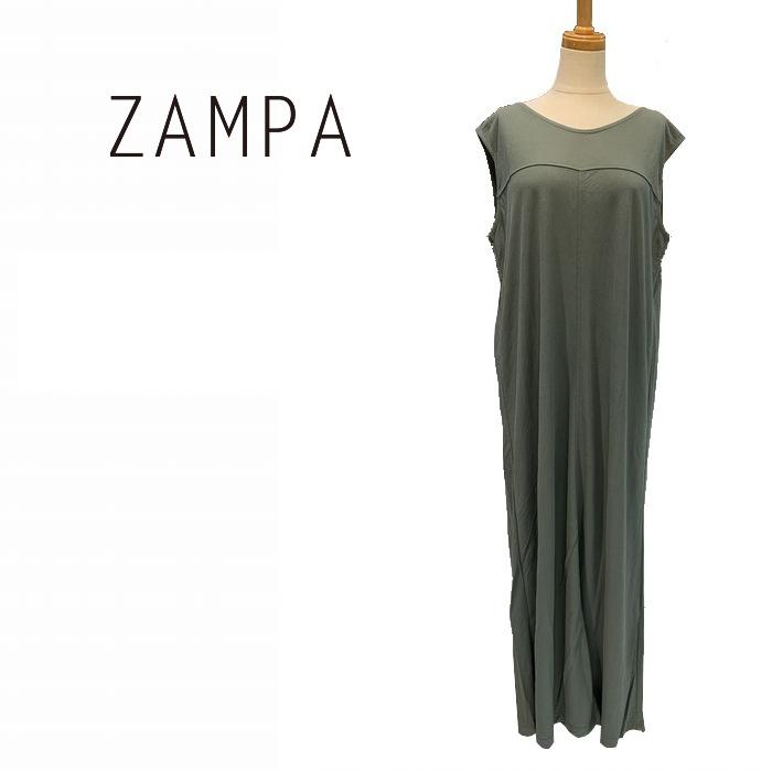 ワンピース ノースリーブ ロング リラックス レーヨン ウォッシャブル Z Zampa ザンパ ゆるコーデ ゆるキャン オフ 楽 しわになりにくい マシュマロ Z Plus Tokageya 通販 Yahoo ショッピング