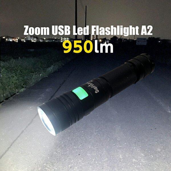 懐中電灯 LED 強力 最強 高輝度 ZOOM USB LED Flashlight A2 防災 地震 停電対策 アウトドア |  | 03
