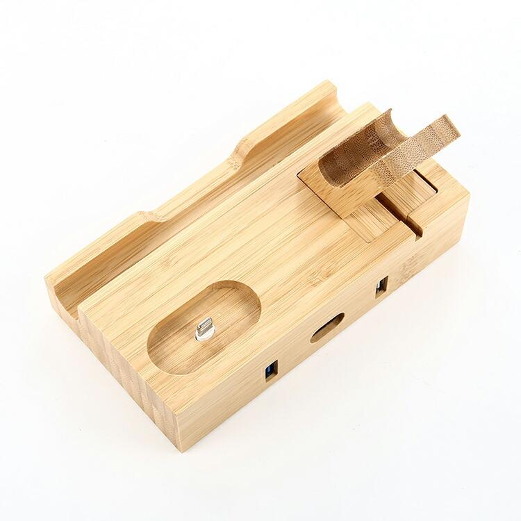 充電ステーション 充電スタンド ケーブル 収納 ケーブルボックス コンセント 同時充電 タブレット iPad Apple Watch iPhone |  | 01