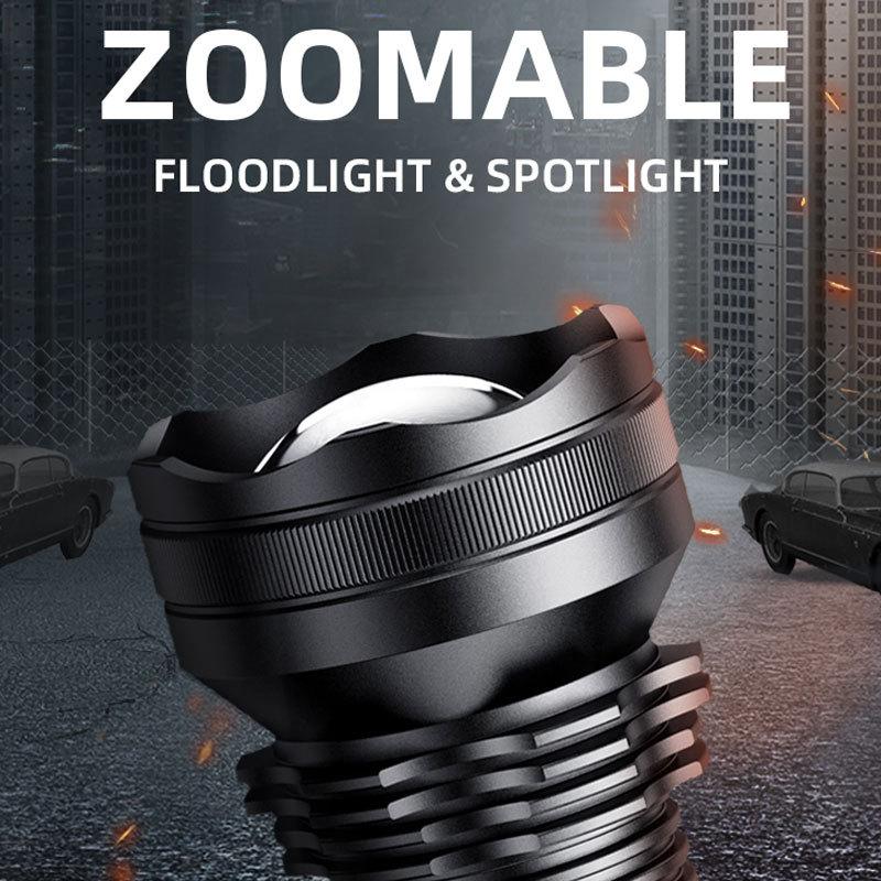 懐中電灯 led 強力 最強 充電式 防災 ライト 地震 停電対策 高輝度 ハンディライト アウトドア USB充電式 アルミボディ 非常用  L3 |  | 01