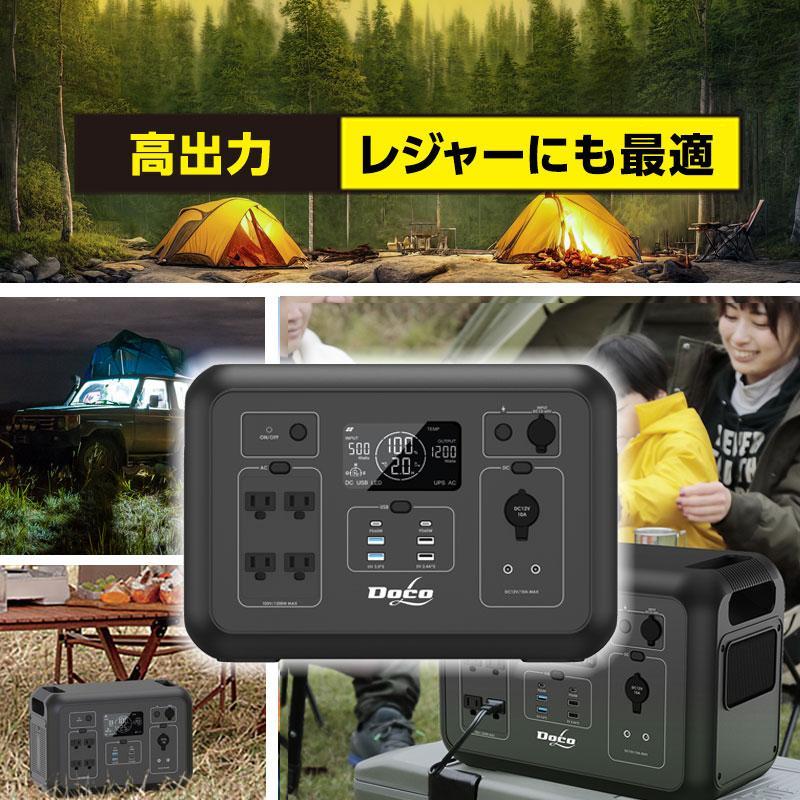 ポータブル電源 1200W + ソーラパネル200W×2枚 セット 防災グッズ キャンプ アウトドア |  | 02