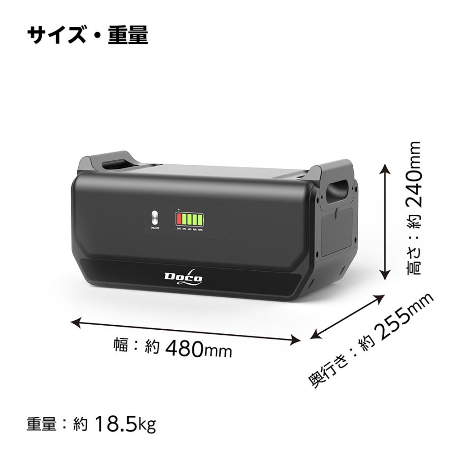 ポータブル電源＋拡張バッテリーパックセット　 大容量 2400W 640,000mAh/2048Wh リン酸鉄リチウムイオンバッテリー 純正弦波 防災グッズ キャンプ アウトドア |  | 10