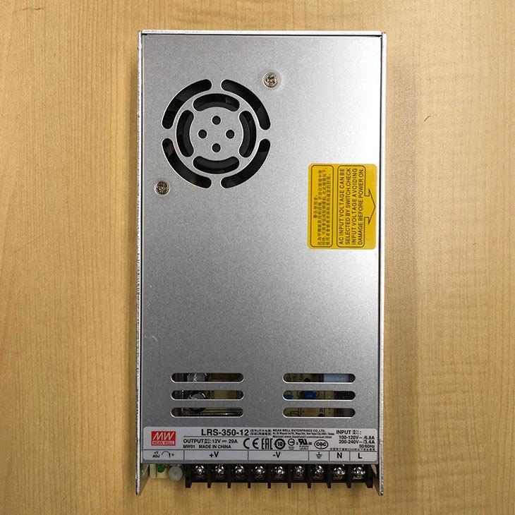 LRS350-12 meanwell AC / DC スイッチング電源 12Ｖ350Ｗ 入力 ac100v-200v 出力 dc12v 29a |  | 01
