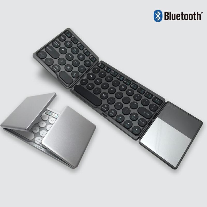 Bluetooth ワイヤレスキーボード タッチパッド Windows Android iOS iPad アイフォン iPhone | 