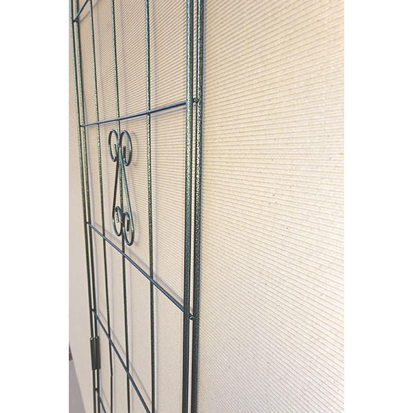 2Wワイヤーフェンス 50×200cm 1個 組立式 No.183 ワイヤーラティス アイアン 小KD |  | 01