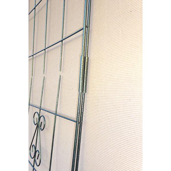 2Wワイヤーフェンス 50×200cm 1個 組立式 No.183 ワイヤーラティス アイアン 小KD |  | 04