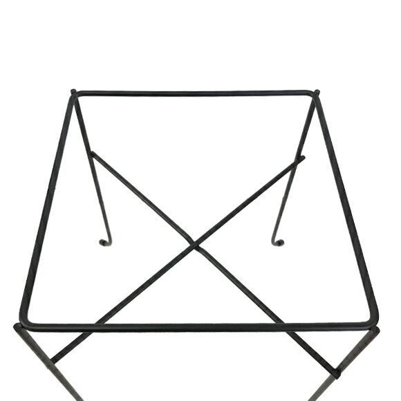 セントヘレン プランタースタンド No.328 iron bar rack 高さ28cm ガーデニング アンティーク 鉢台 プランタースタンド 室内 フラワースタンド 小KD |  | 02