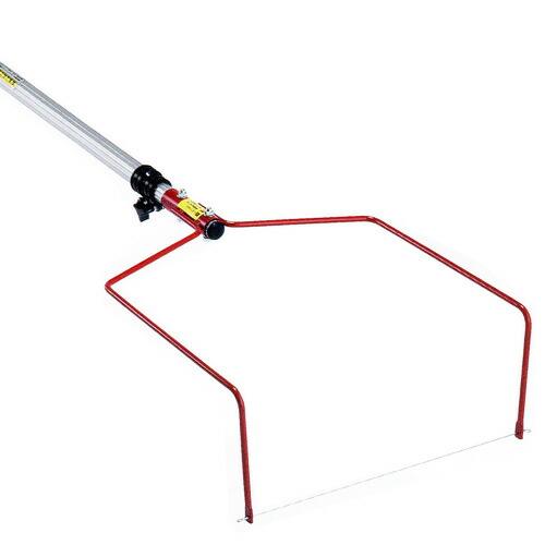 4.8m 雪ズバッ L字ワイヤー 式 雪庇落とし SO-1012 アルミパイプ伸縮ロック式 雪落とし 雪下ろし フTD |  | 01