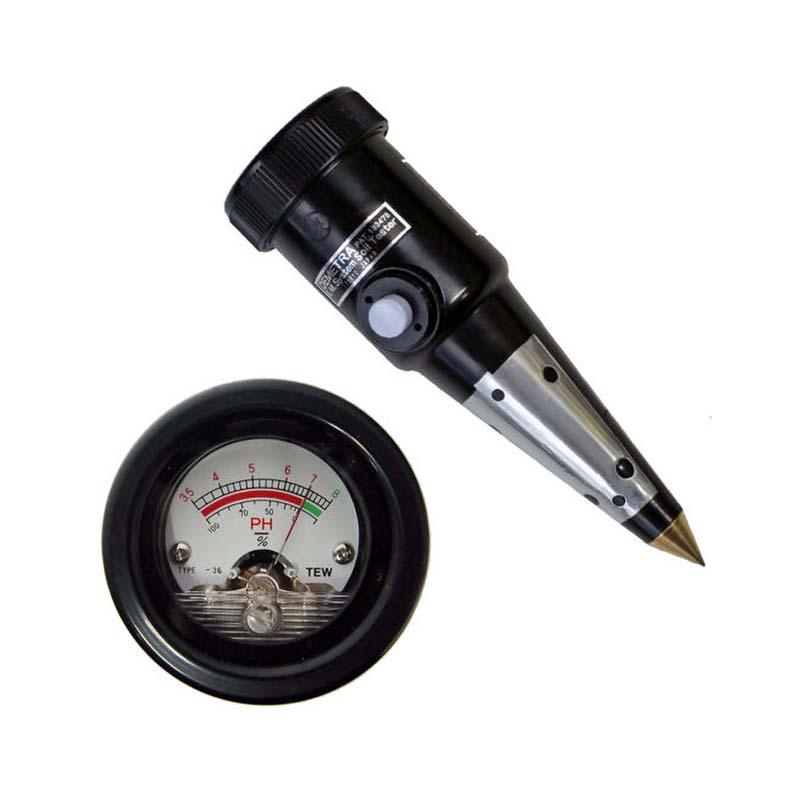 土壌酸度計 土壌用 phメーター DM-5 ケース付 竹村電機製作所 カ施 代引不可 | 