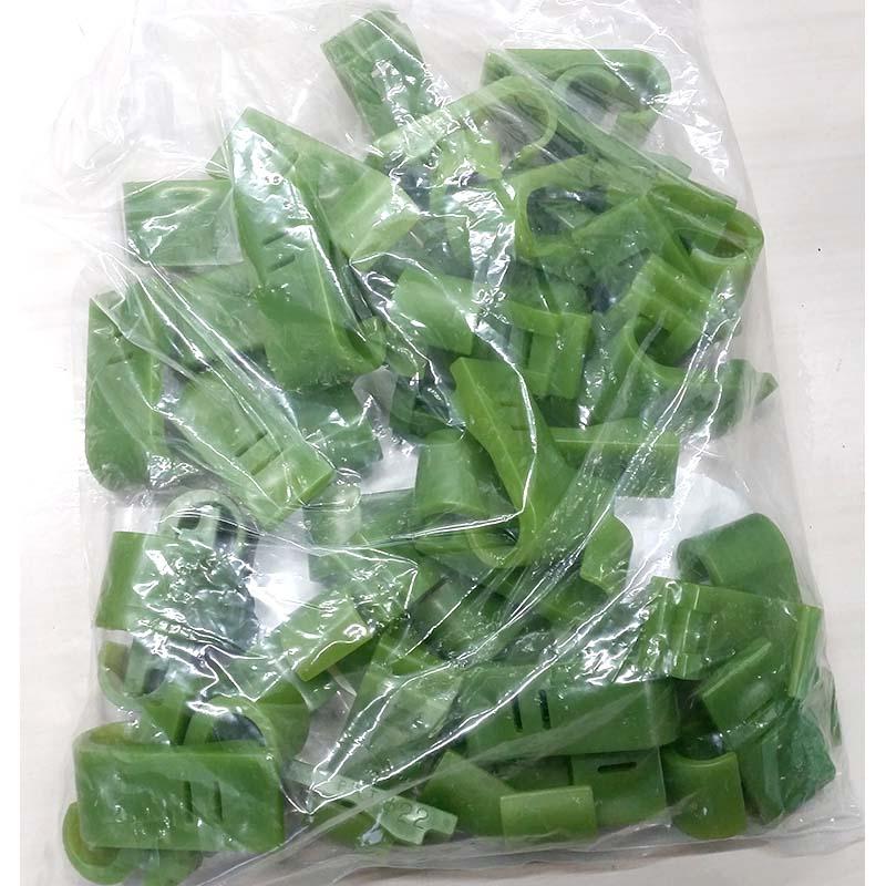 プルッパNX 直径22mm用 抹茶色 ビニールハウス用紐止め 50個 小G DZ |  | 01