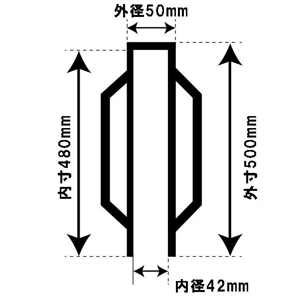 杭・支柱・単管 打ち込みハンマー (小) 内径42mm 2.6kg SH-500 シN DZ | SHINSEI | 03