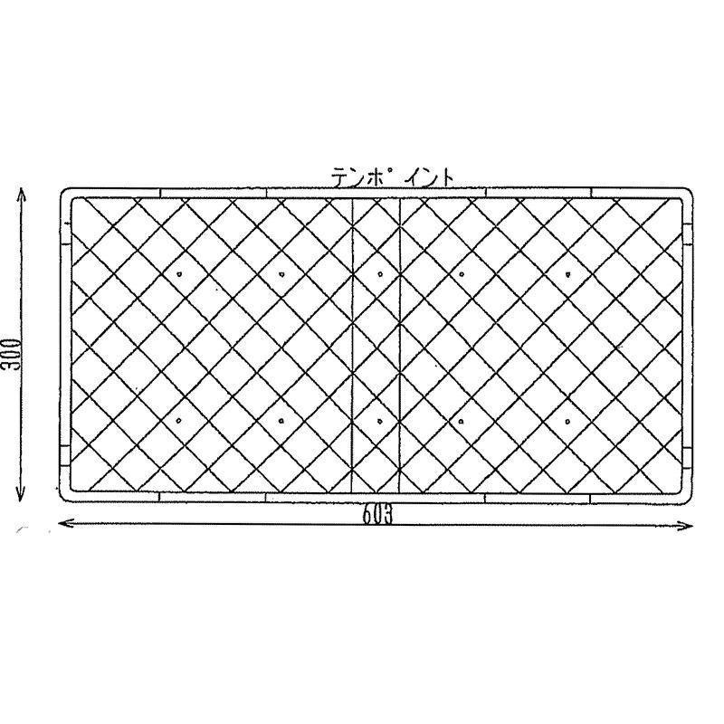 100枚 10穴 水稲用 育苗箱 稚苗用 テンポイント 新潟化成 本州限定価格