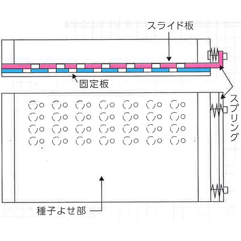 ポットル　チェーンポット　264穴　ネギ用3粒播　専用　2Lサイズ　ペレット種子専用播種機　ニッテン　タS　個人宅配送不可D