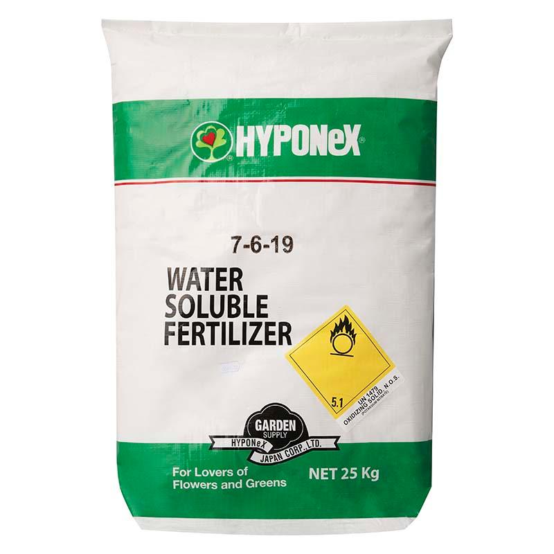 微粉 ハイポネックス 25kg入 6.5-6-19 7-6-19 高純度 粉末液肥 タS D | ハイポネックス