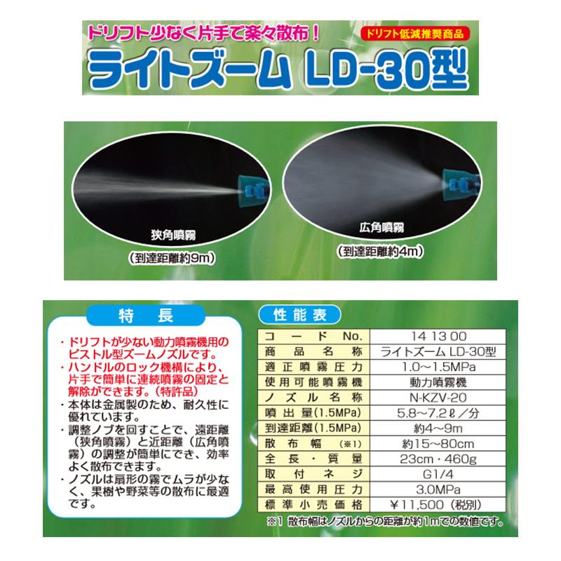 ライト　ズーム　LD-30型　G1　(141300)　工業　防J　ヤマホ　代引不可