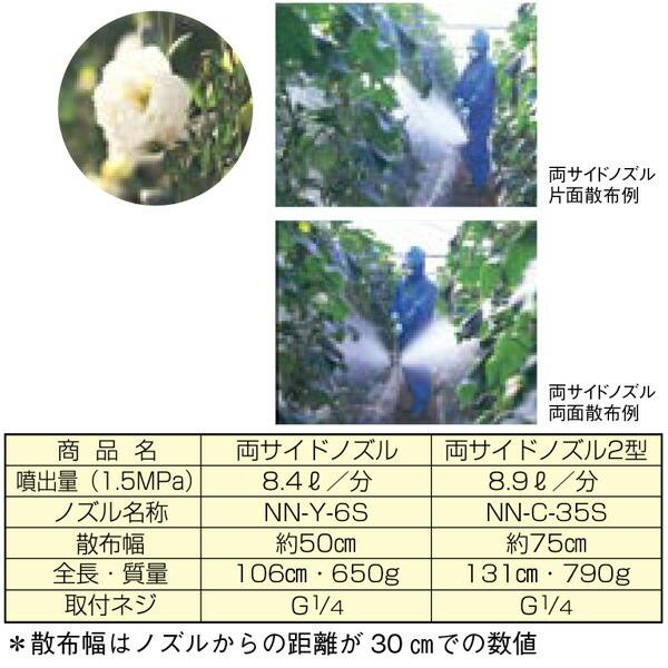 両サイド ノズル G1/4 (123515) ヤマホ 工業 防J 代引不可 |  | 01