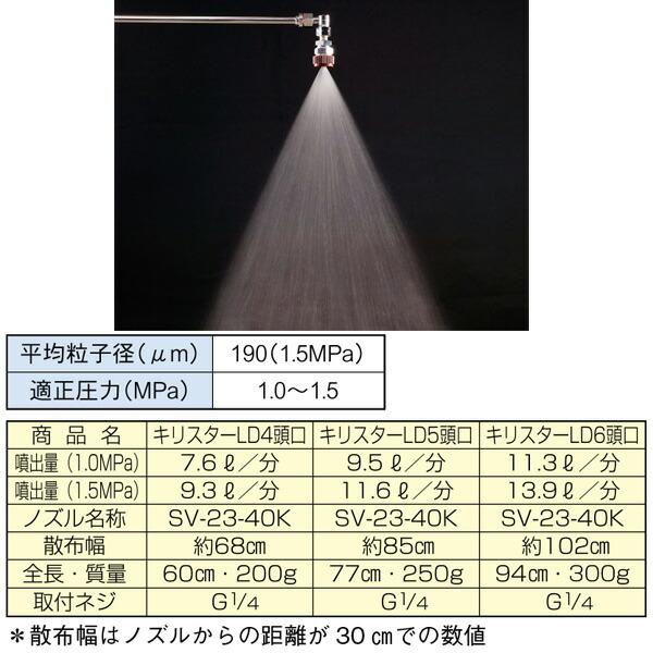 キリスター LD 6頭口 G1/4 (125116) ヤマホ 工業 防J 代引不可 |  | 01