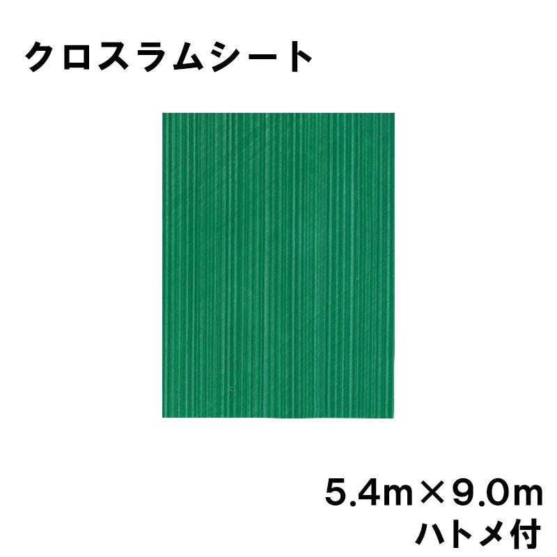 クロスラムシート 5.4 m×9.0 m ハトメ付 養生シート カ施 代引不可 | 