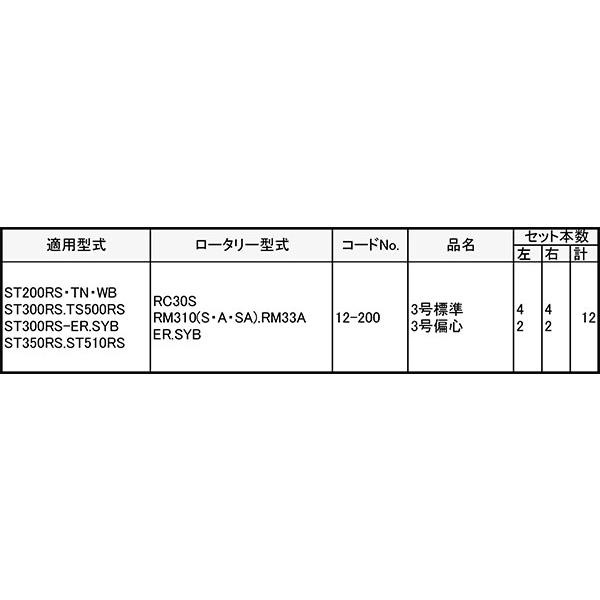 ヤンマー 管理機 爪 12-200 12本組 日本製 シB D | 東亜重工 | 01