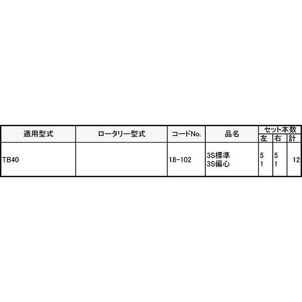 ヤンマー 管理機 爪 18-102 12本組 日本製 シB D | 東亜重工 | 01