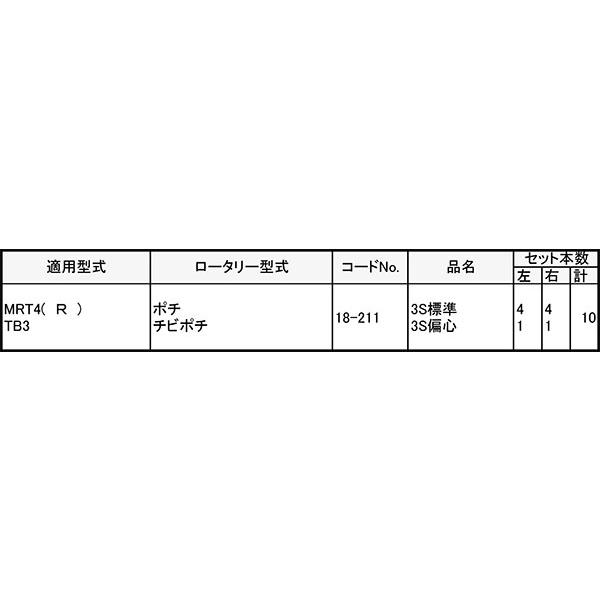 ヤンマー 管理機 爪 18-211 10本組 日本製 シB D | 東亜重工 | 01