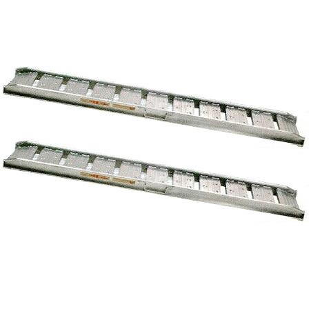 2本 アルミブリッジ 歩行型 05-CA7-30 210cm×30cm 0.5t オK 代引不可 個人宅配送不可 | 