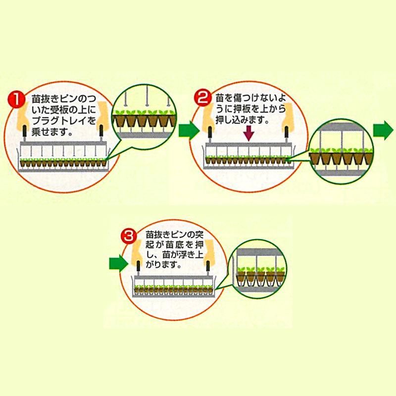 ディスローダー アンドウケミカル セルトレー406穴 (リブ有り・深型ではないノーマル) インチ規格 専用 プラグトレイ用 苗抜き器 タS 代引不可 |  | 01