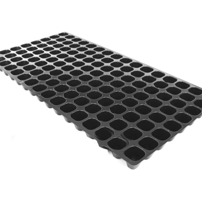 200枚 ピットトレイ 5号 AUTO 128穴 黒 31角×高45mm 300×590mm 育苗トレー 全自動移植機対応 キャネロン タS 代引不可 | 