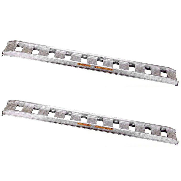 2本 アルミブリッジ 標準型 10-C7-30 210cm×30cm 1.0t オK 代引不可 個人宅配送不可 | 