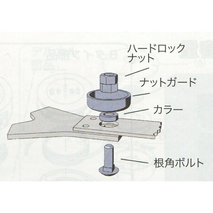 ボルト1本とナット2個のみ 98064 焼入れ M14 用 ボルト 大 乗用草刈機 替刃 交換用 最強乗用モア 全機種対応 アWH |  | 01