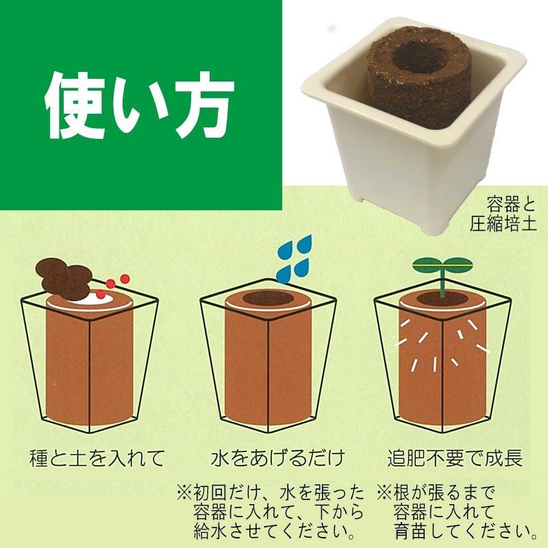 培土のみ50個 国産 圧縮培土 育苗の達人 根巻しない そのまま植えられる成形土ポット アイエスマック 代引不可 |  | 03
