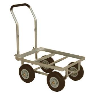 ハラックス 愛菜号 アルミ製台車 CH-530-25 大きいコンテナ1個用 防J 個人宅配送不可 代引不可 | HARAX