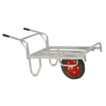 ハラックス コン助 アルミ製 平形一輪車 CN-45DN ストッパー伸縮タイプ ノーパンク 防J 個人宅配送不可 代引不可 | HARAX