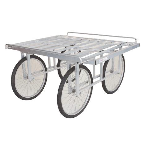 ハラックス 楽太郎 アルミ 製 収穫台車 (強力型) RA-500 伸縮サイドガード付 防J 個人宅配送不可 代引不可 | HARAX