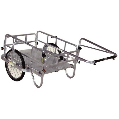 ハラックス アルミ 製 折り畳み式 リヤカー コンパック HC-906N ノーパンク 防J 個人宅配送不可 代引不可 | HARAX