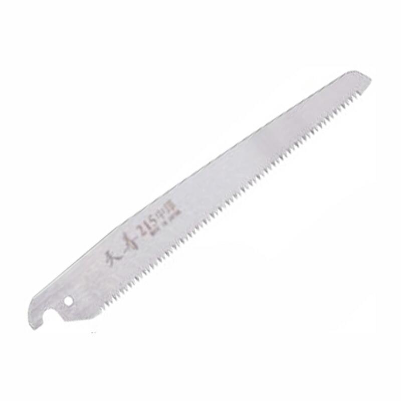 替刃のみ 10枚 天寿 中目・中厚 剪定鋸 用 替刃 215 刃渡り 210mm ピッチ 2.8mm 板厚 0.7mm 切り幅 0.9mm ノコギリ のこぎり 三冨D | 