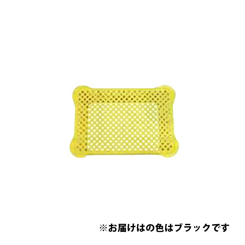 採集コンテナ メッシュ底 黒 ブラック 6個セット 果実 野菜 採集 集荷 選果 運搬 スタッキング 国産品 安全興業 個人宅配送不可 代引不可 | 安全興業 | 01