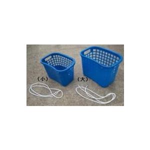 20個入 アロン 苗かご 小 (ひも付) ブルー かご 金T 個人宅配送不可 | 