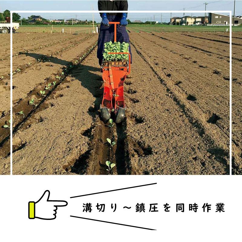 ひっぱりくん HP-16 チェーンポット専用 簡易移植機 溝切深さ: 73mm用