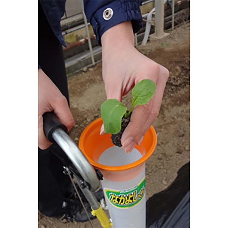苗 の 移植機 なかよしくん ハンドプランター HPS3 手動 黒大豆 レタス タマネギ ブロッコリー 枝豆 茶豆 作物 植え付け 追肥機 HPS-3 みのる産業 シB DZ | みのる産業 | 02
