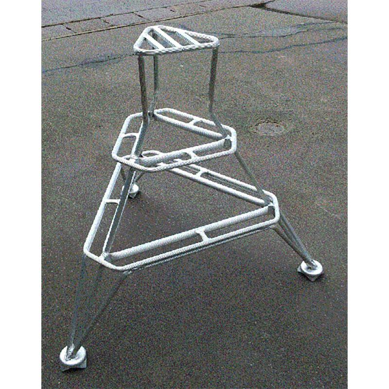 果樹踏み台 棚下 用アルミ 踏み台 3脚3段 高さ:80cm 福N 個人宅配送不可 代引不可 | 