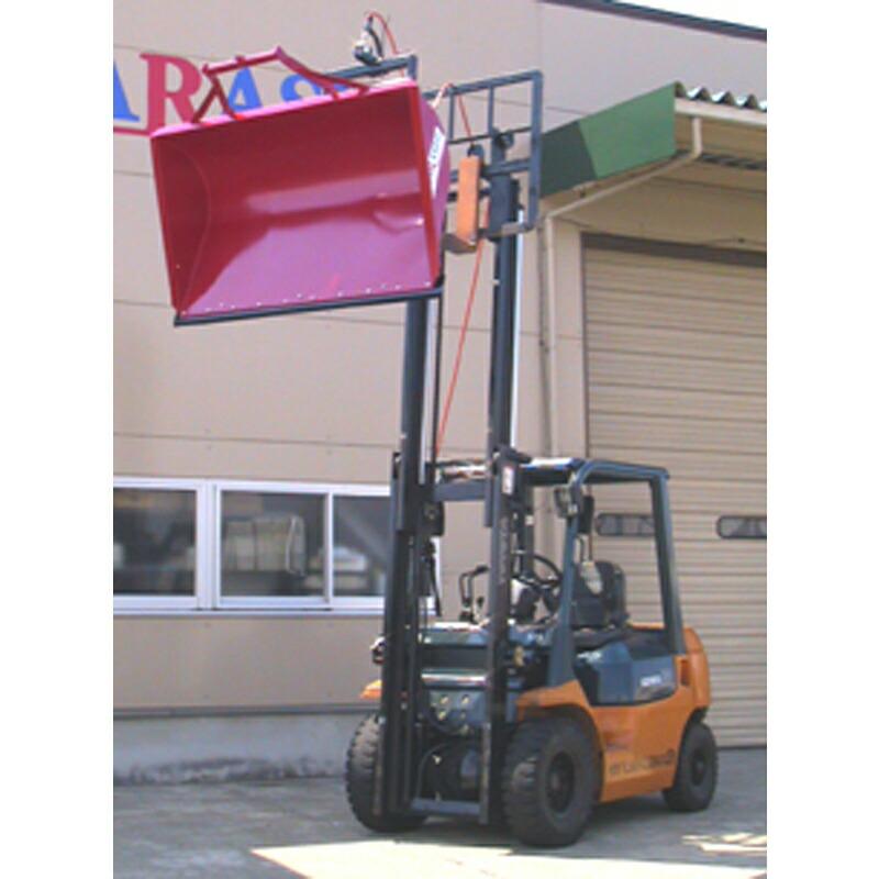 ダンプバケット FS-121 フォークリフト 籾殻 土砂 運搬 除雪 イガラシ機械工業 オK 個人宅配送不可 代引不可 |  | 03