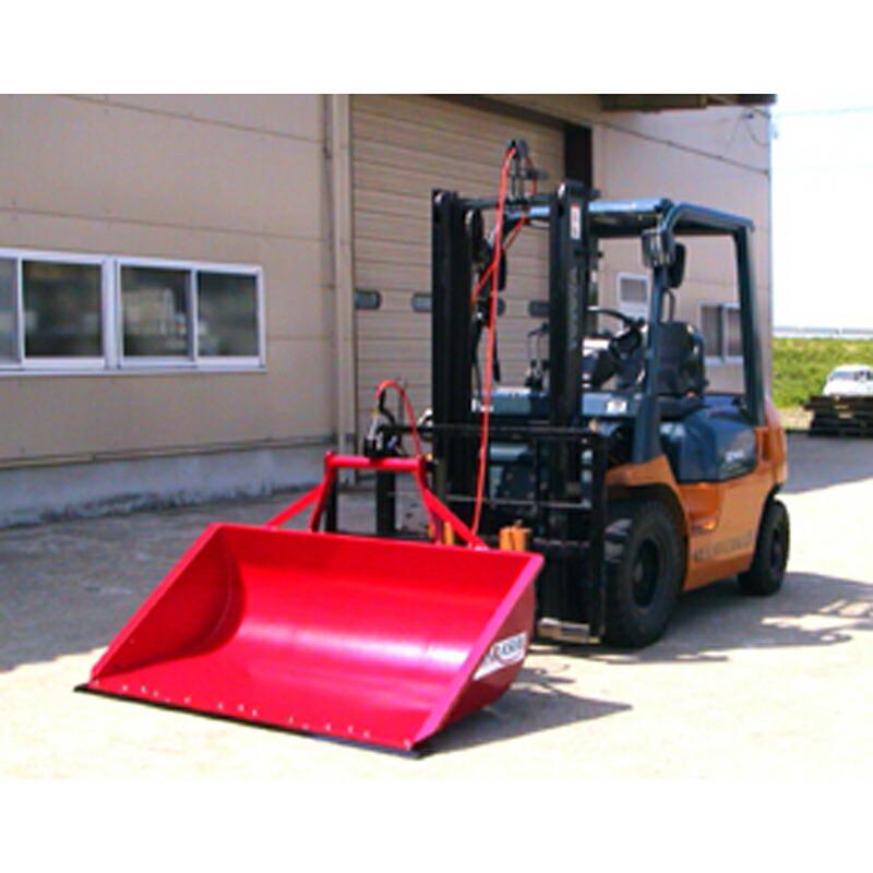 ダンプバケット FS-151 フォークリフト 籾殻 土砂 運搬 除雪 イガラシ機械工業 オK 個人宅配送不可 代引不可 受注生産 納期2ヶ月程度 |  | 01