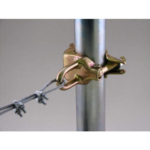 40個 ひっかけクランプ リングタイプ 48.6 42.7 兼用 単管 単管パイプ に マルサ アMD |  | 01